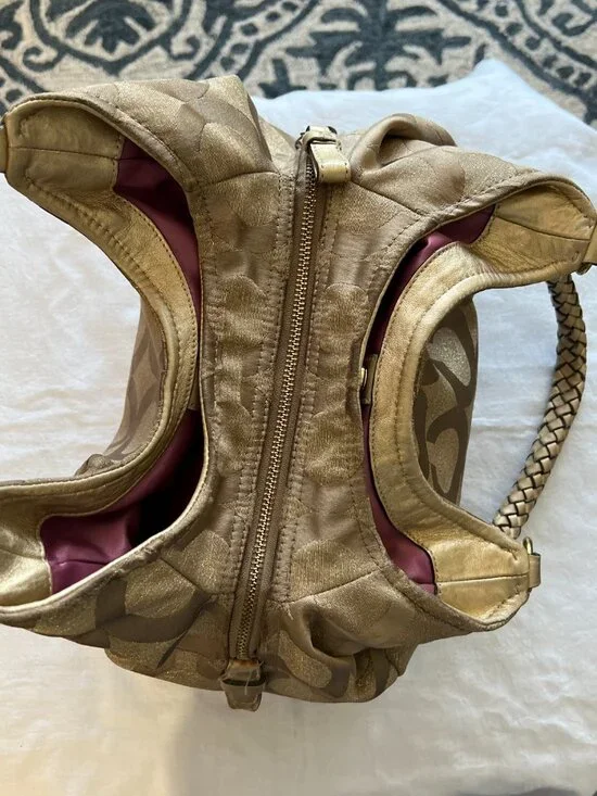 Coach Madison Sateen Maggie Silhouette Shoulder Bag - Picture 9 of 15